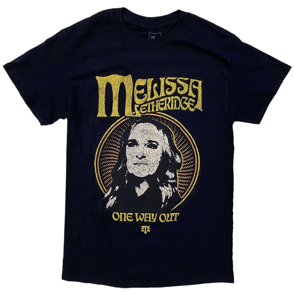 Melissa Etheridge Men's Officially Licensed One Way Out Distressed Tee T-Shirt
